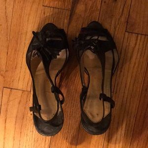 Christian Louboutin Lace Up Pumps